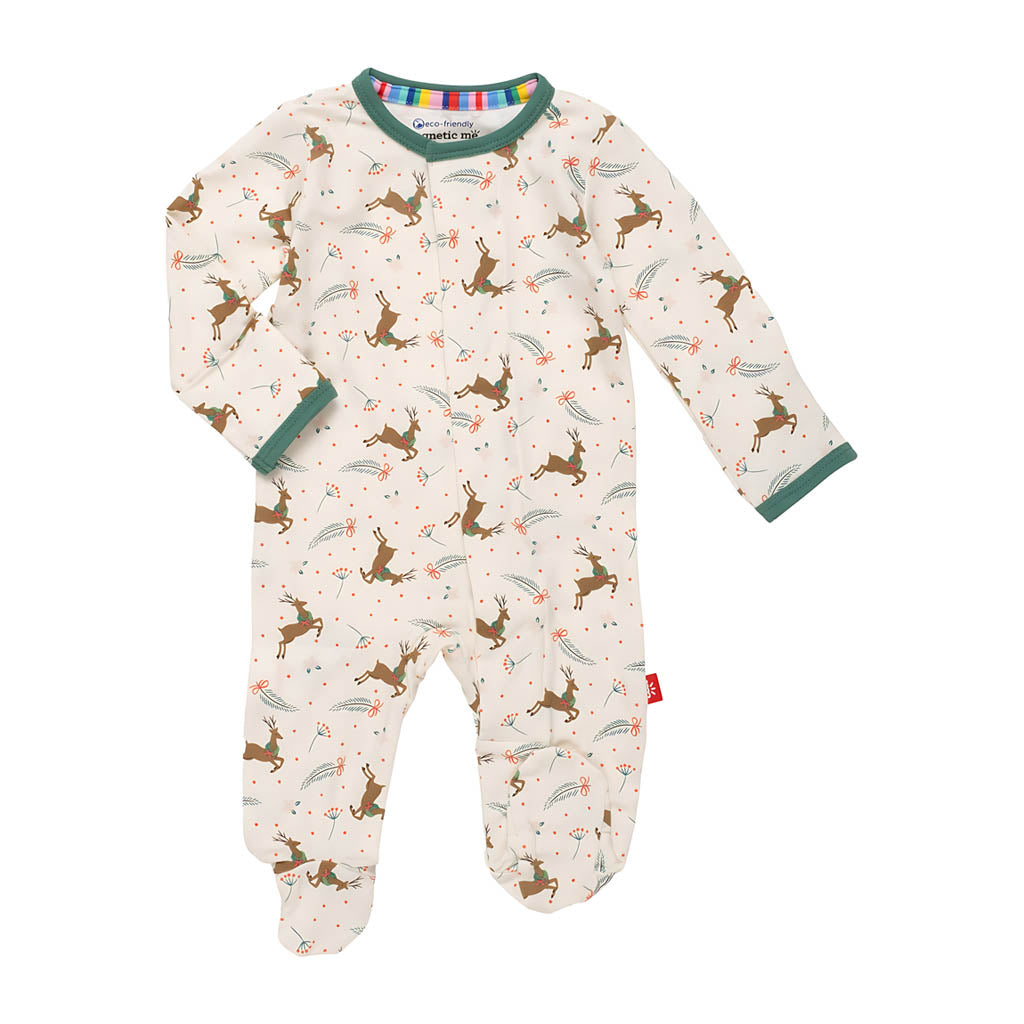 Magnetic Me Merry And Bright Magnetic Footie-Clothing-Magnetic Me-New Born-ANB Baby Store