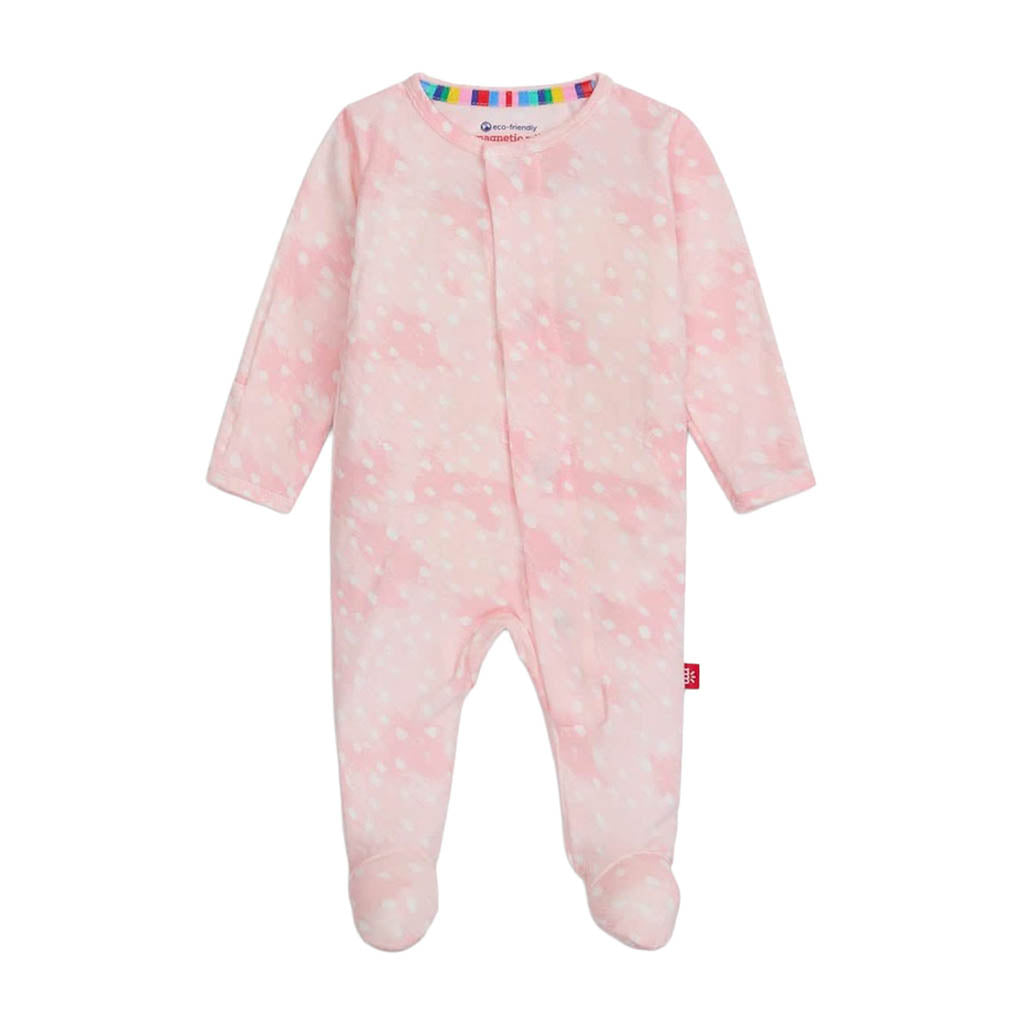 Magnetic Me Pink Doeskin Modal Magnetic Footie-Clothing-Magnetic Me-New Born-ANB Baby Store