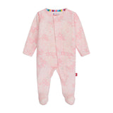 Magnetic Me Pink Doeskin Modal Magnetic Footie-Clothing-Magnetic Me-New Born-ANB Baby Store