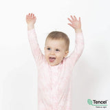Magnetic Me Pink Doeskin Modal Magnetic Footie-Clothing-Magnetic Me-New Born-ANB Baby Store