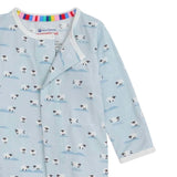 Magnetic Me BAA BAA Baby Blue Modal Magnetic Footie feature - ANB Baby