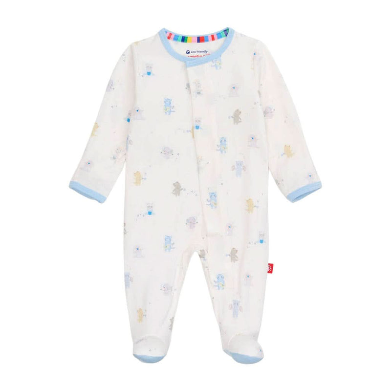 Magnetic Me Blue Baby Beats Modal Magnetic Footie_1 - ANB Baby