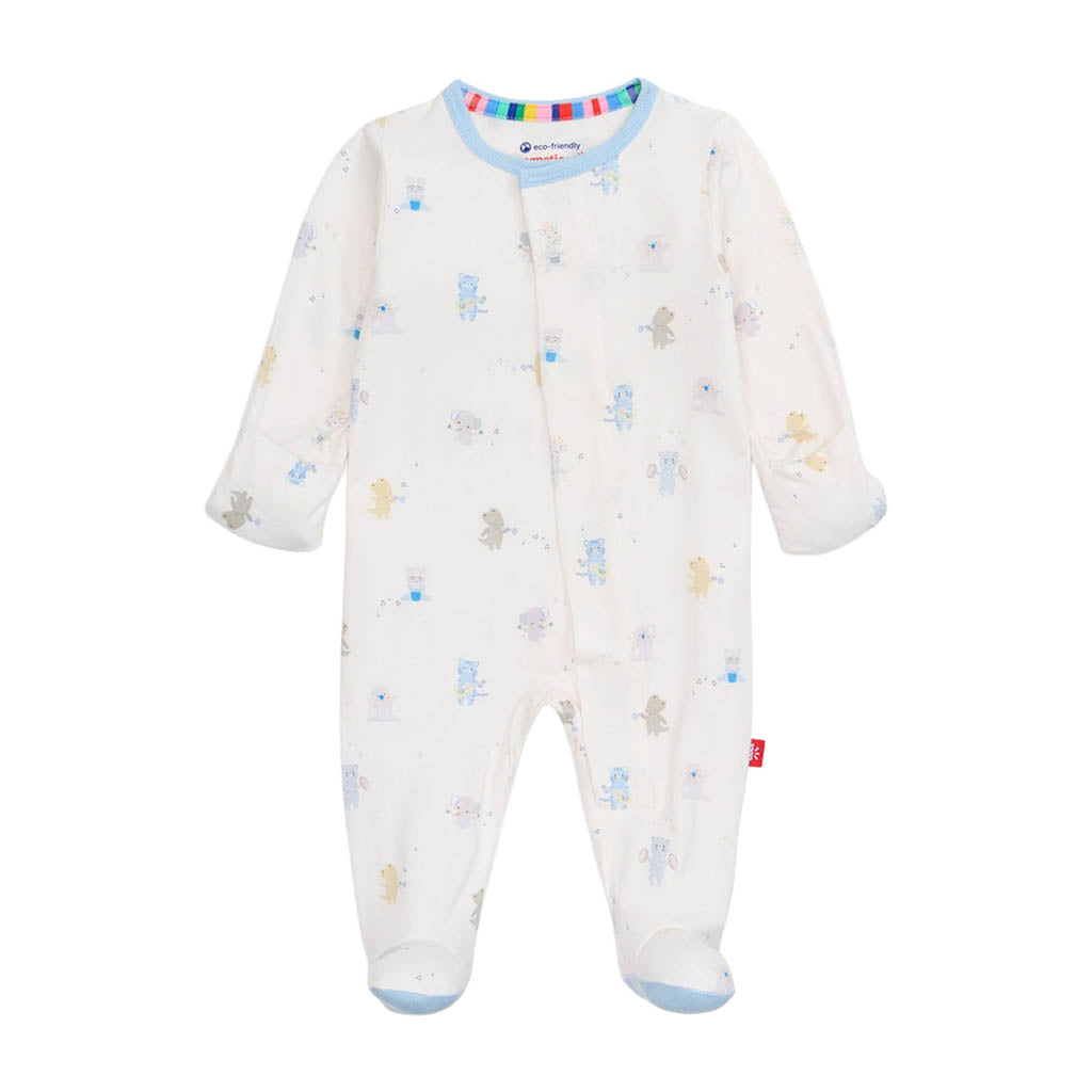 Magnetic Me Blue Baby Beats Modal Magnetic Footie_3 - ANB Baby