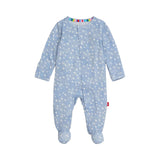 Magnetic Me Blue Doeskin Modal Magnetic Footie_1 - ANB Baby