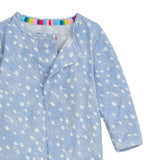 Magnetic Me Blue Doeskin Modal Magnetic Footie_3 - ANB Baby