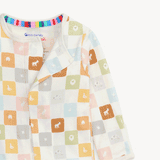 Magnetic Me Checkmate Organic Cotton Magnetic Footie-Newborn_6 - ANB Baby