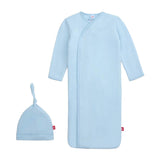Magnetic Me Magnetic Gown and Hat Set-Newborn-3 Months-Baby Blue_1 - ANB Baby