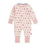 Magnetic Me Pink Xoxo Modal Magnetic Coverall_1 - ANB Baby