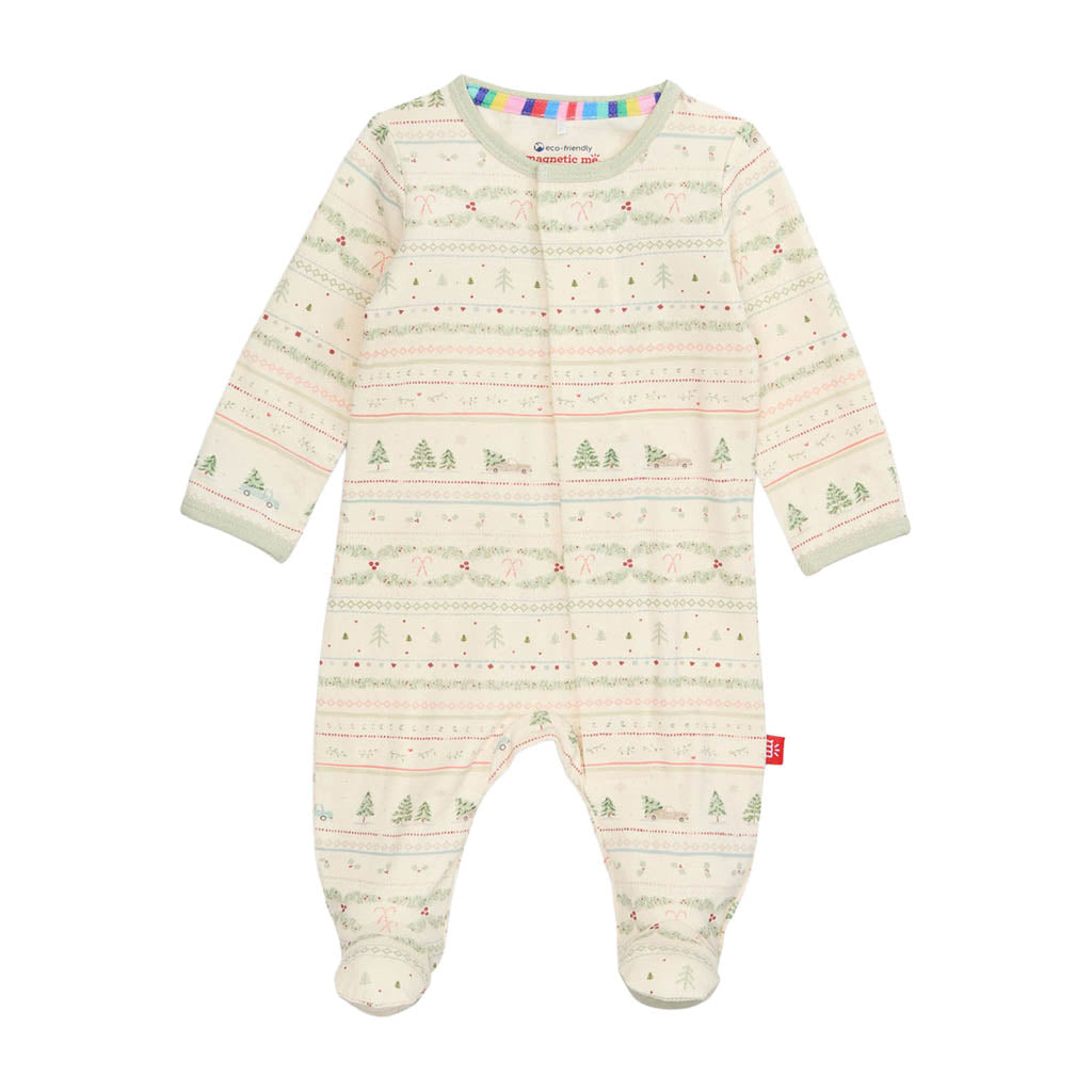 Magnetic Me Time of Wonder Ruffle Magnetic Footie-Clothing-Magnetic Me-Newborn-ANB Baby Store