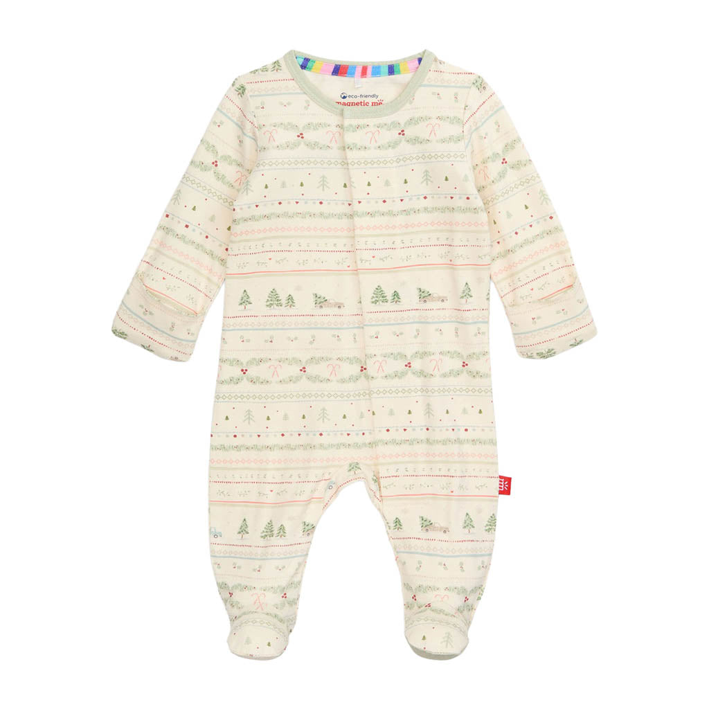 Magnetic Me Time Of Wonder Ruffle Magnetic Footie-Newborn_4 - ANB Baby