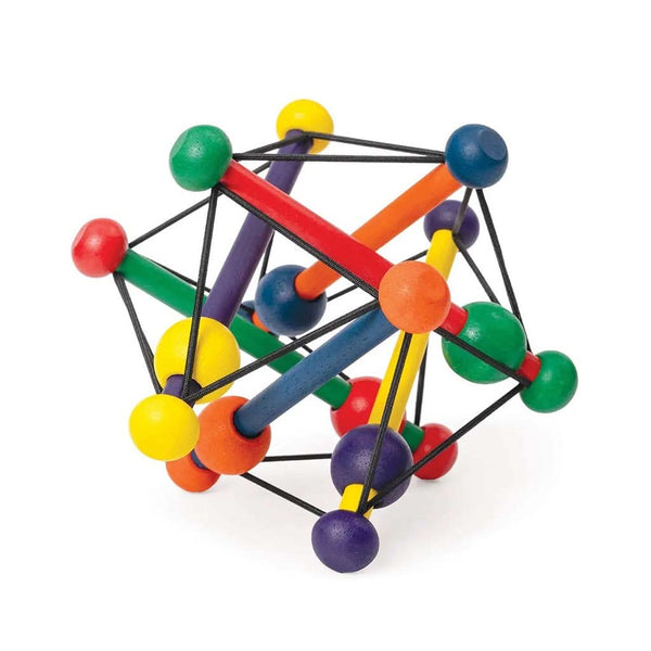 Manhattan Toy Skwish Classic Rattle and Teether Grasping Activity Toy