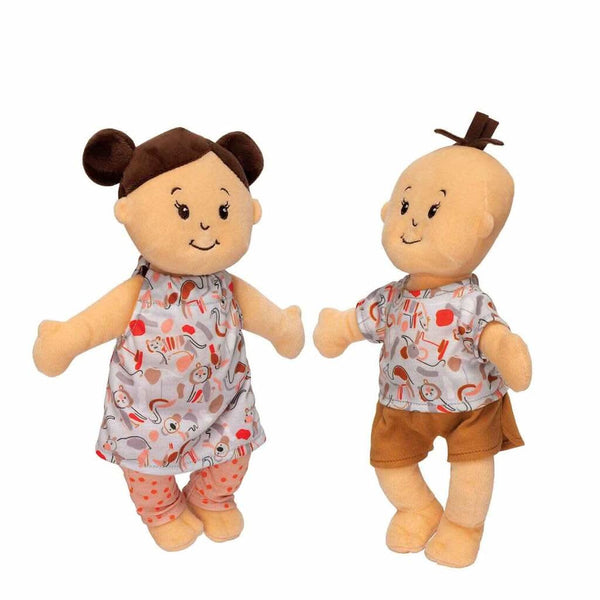 Manhattan Toy Wee Baby Stella Peach Twins Toy