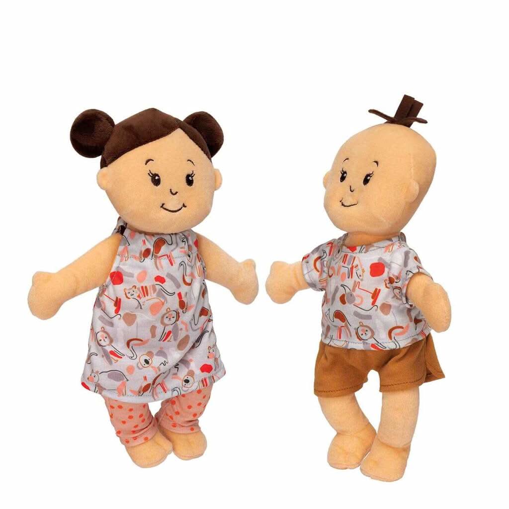 Manhattan Toy Wee Baby Stella Peach Twins Toy-Puzzles & Games-Manhattan Toy-ANB Baby Store