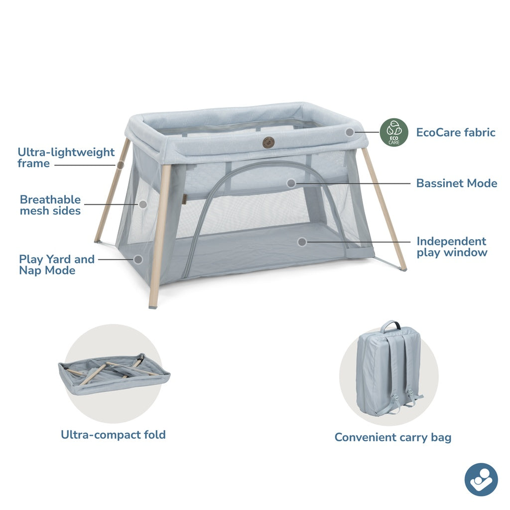 Maxi-Cosi Calao Travel Play Yard Classic Oat_3 - ANB Baby