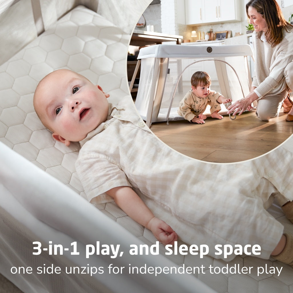 Maxi-Cosi Calao Travel Play Yard Classic Oat_8 - ANB Baby