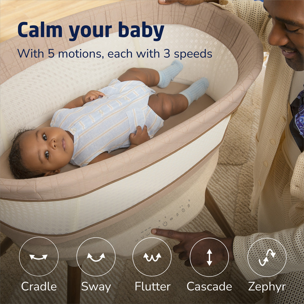 Maxi-Cosi Starling Smart Bassinet-Natural Heritage_4 - ANB Baby