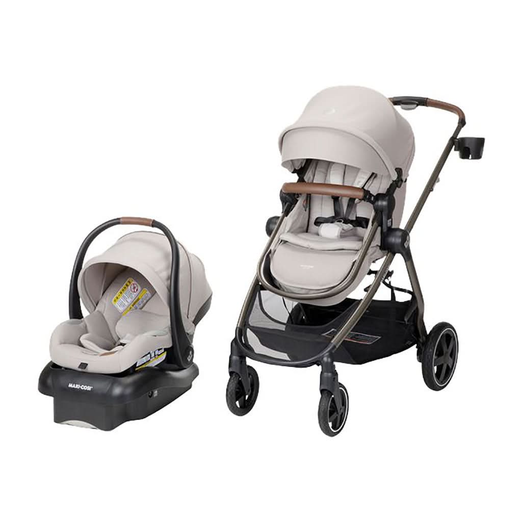 Maxi-Cosi Zelia2 Luxe 5-in-1 Modular Travel System-Travel Systems-Maxi-Cosi-New Hope Tan-ANB Baby Store