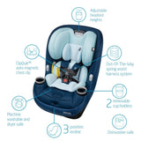 Maxi Cosi Pria Max All-in-One Convertible Car Seat, Tetra Blue_2 - ANB Baby