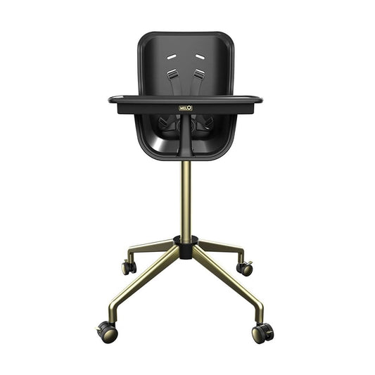 Melo-Revel+-Highchair-black-brushed-brass_1 - ANB Baby