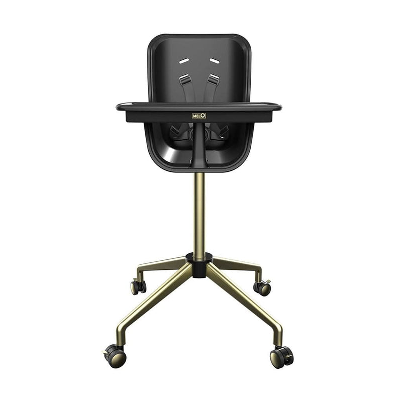 Melo-Revel+-Highchair-black-brushed-brass_1 - ANB Baby