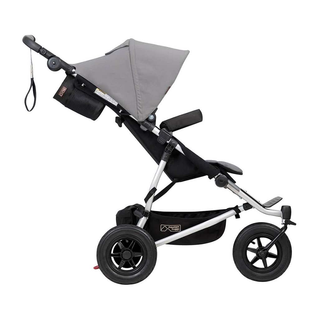air buggy double stroller Mountain Buggy Duet Double Stroller Silver