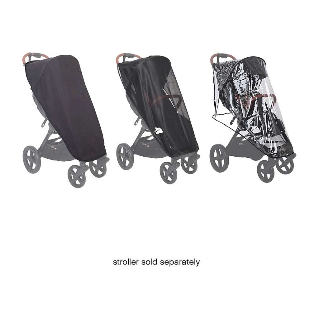 Mountain Buggy Nano Urban All Weather Cover Set, Black-Stroller Accessories-Mountain Buggy-Black-ANB Baby Store