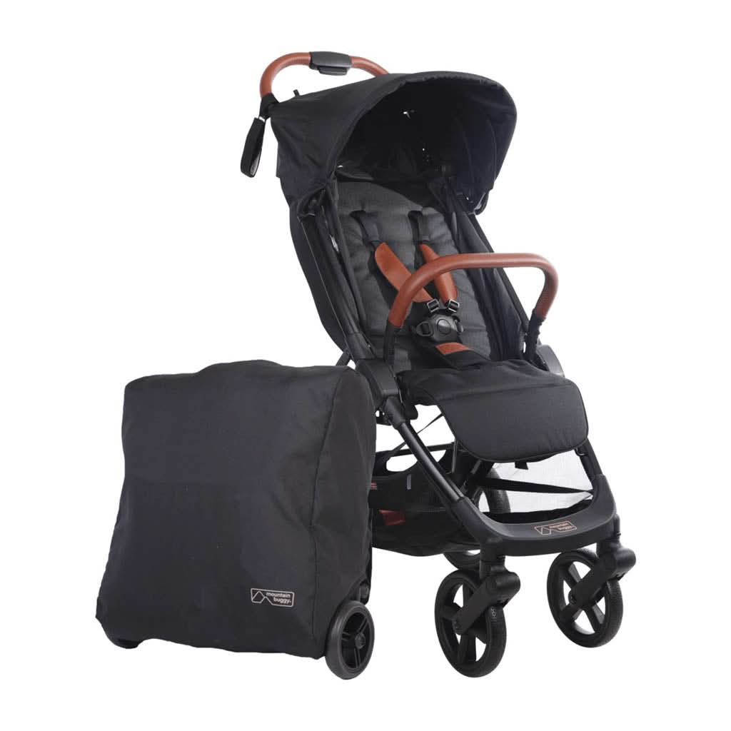 Mountain Buggy Nano Urban Lightweight Stroller with Accessory Pack-Single Strollers-Mountain Buggy-Black-ANB Baby Store