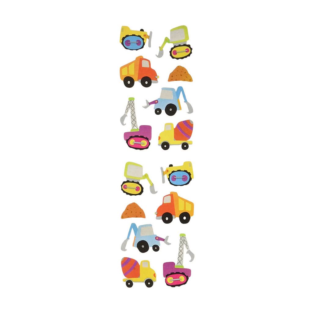 Mrs Grossmans Strip of Chubby Construction Stickers-Puzzles & Games-Mrs. Grossman's-ANB Baby Store