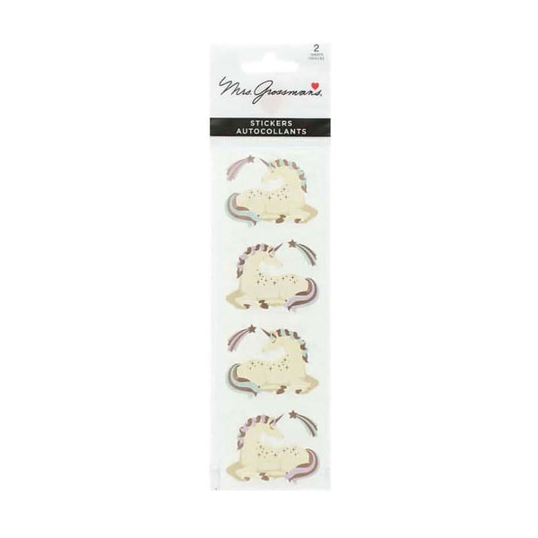 Mrs. Grossman's Strip of Magical Unicorns Stickers