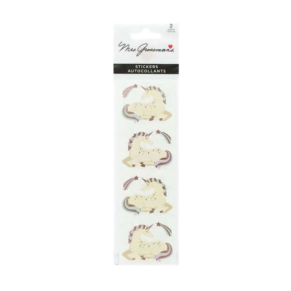 Mrs. Grossman's Strip of Magical Unicorns Stickers-Puzzles & Games-Mrs. Grossman's-ANB Baby Store