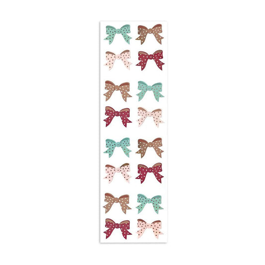 Mrs.-Grossman's-Strip-of-Rose-Gold-Bows-Stickers - ANB Baby