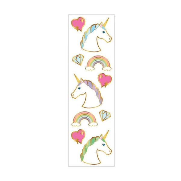 Mrs. Grossman's Strip of Unicorn Portraits Stickers
