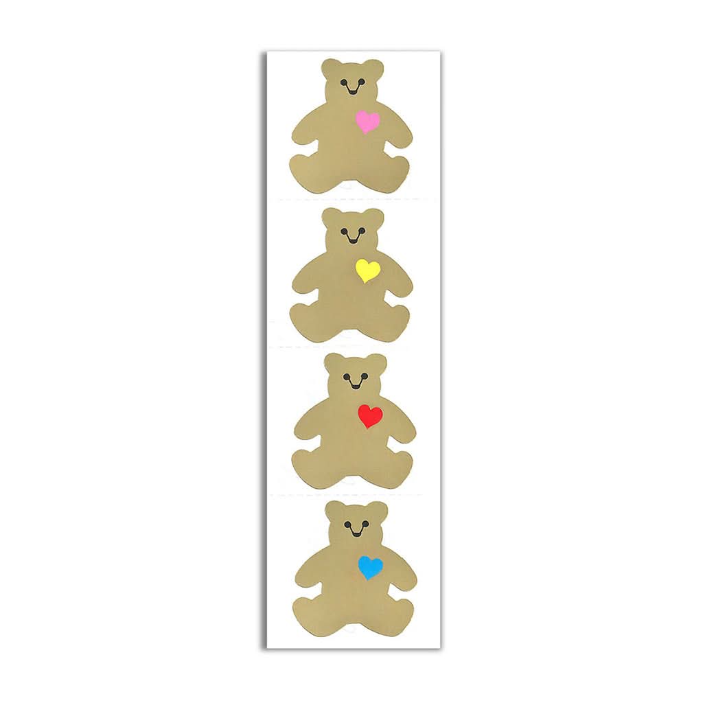Mrs. Grossman's Strip of Gold Classic Bear Stickers-Puzzles & Games-Mrs. Grossman's-ANB Baby Store