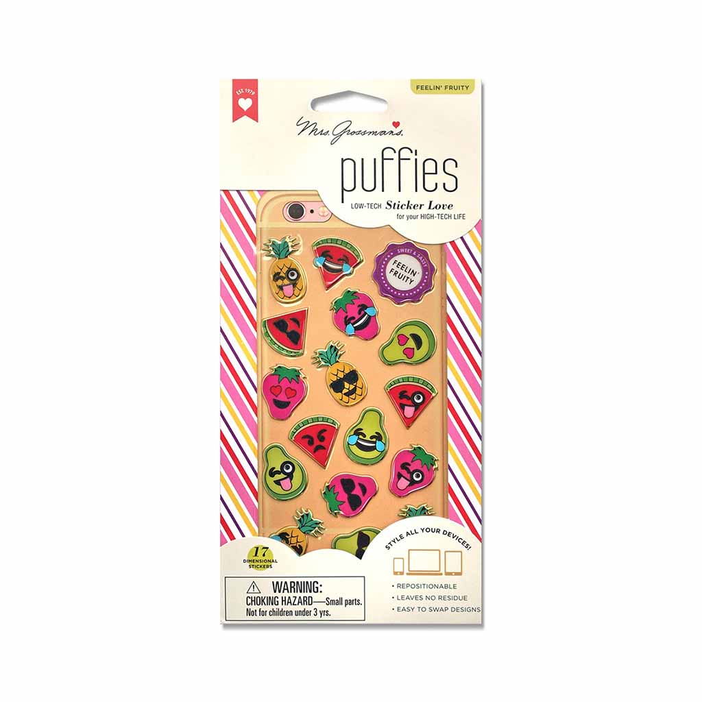 Mrs Grossmans Metallic Tropical Vibes Puffies-Puzzles & Games-Mrs. Grossman's-ANB Baby Store