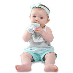 Munch Mitt Teething Mitten, Yellow - ANB BABY