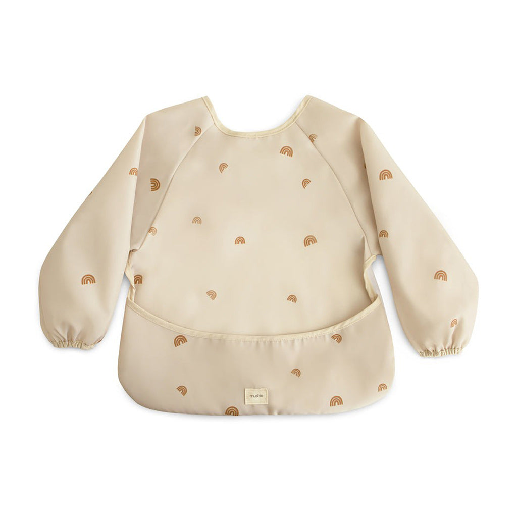 Mushie-Long-Sleeve-Bib-Rainbow_1 - ANB Baby