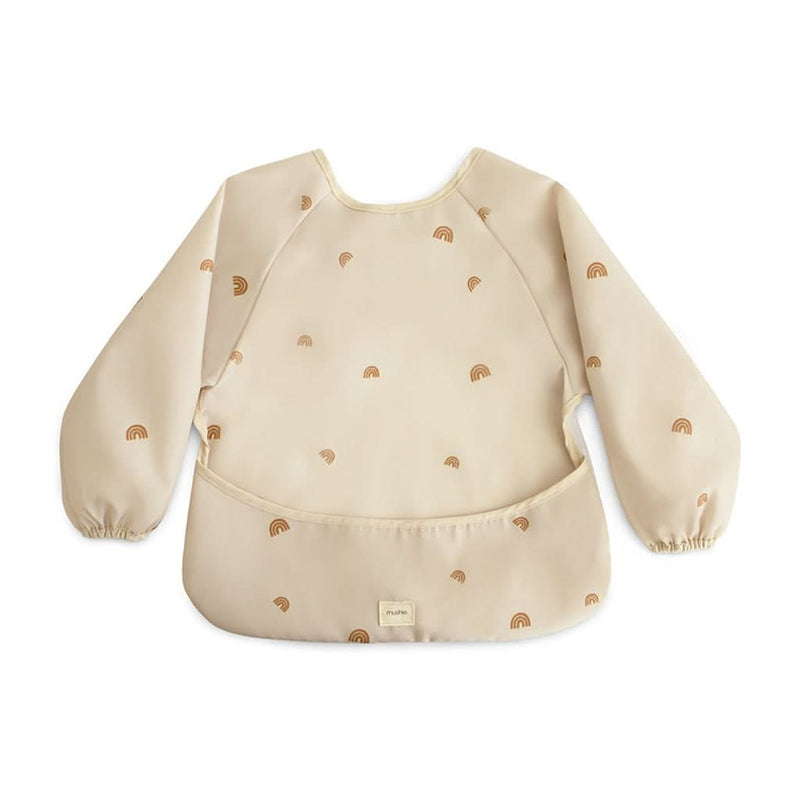 Mushie-Long-Sleeve-Bib-Rainbow_1 - ANB Baby