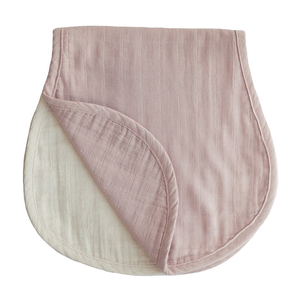 Mushie-Muslin-Burp-Cloth-Organic-Cotton--Blush-Fog_5 - ANB Baby