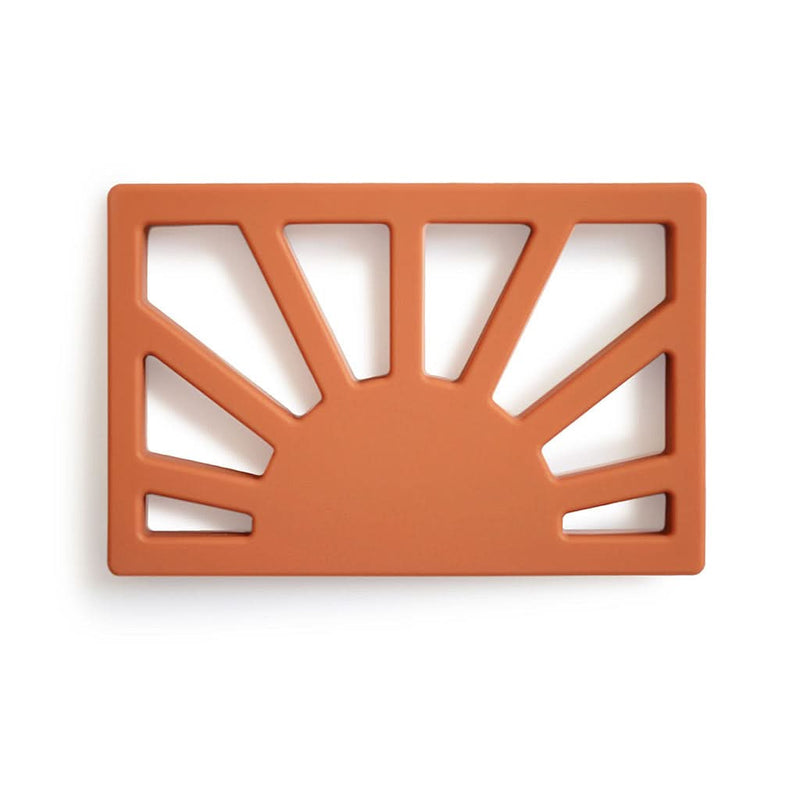 Mushie-Sun-Silicone-Teether,-Clay_1 - ANB Baby