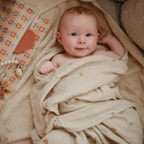 Mushie Muslin Swaddle Blanket-Swaddles & Sleeping Bags-Mushie-Rainbows-ANB Baby Store