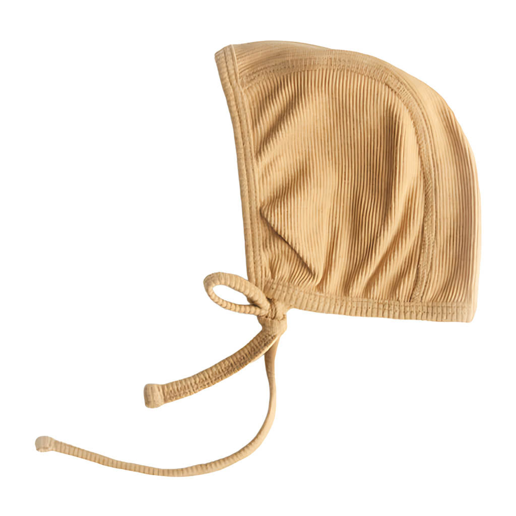 Mushie Ribbed Baby Bonnet_6 - ANB Baby