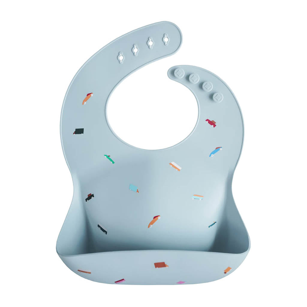 Mushie Silicone Baby Bib-Retro Cars_12 - ANB Baby