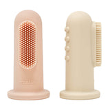 Mushie Finger Toothbrush-Shifting Sand-Blush_4 - ANB Baby