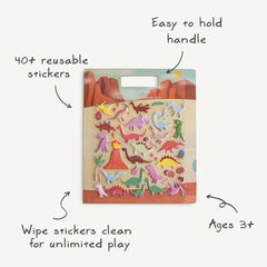 Mushie Reusable Sticker Set-Dino_5 - ANB Baby