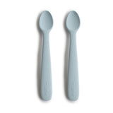 Mushie Silicone Feeding Spoons Powder Blue_3 - ANB Baby