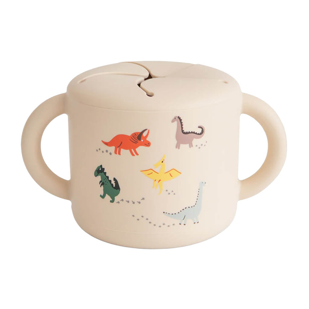Mushie Snack Cup-Mealtime Accessories-Mushie-Dinosaurs-ANB Baby Store