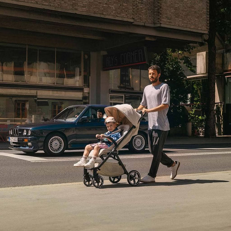NUNA TRVL LX Lightweight Stroller-Single Strollers-Nuna-Mica - BMW-ANB Baby Store