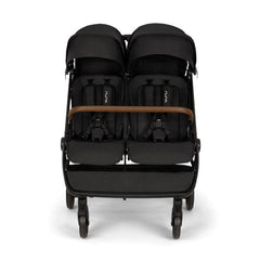 NUNA TRVL dubl Lightweight Stroller Caviar Front - ANB Baby