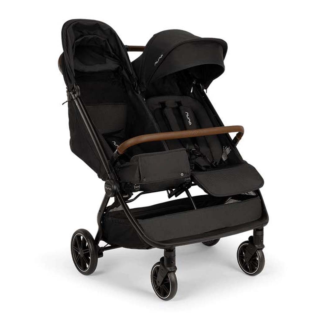 NUNA TRVL dubl Lightweight Stroller Caviar Side 2 - ANB Baby
