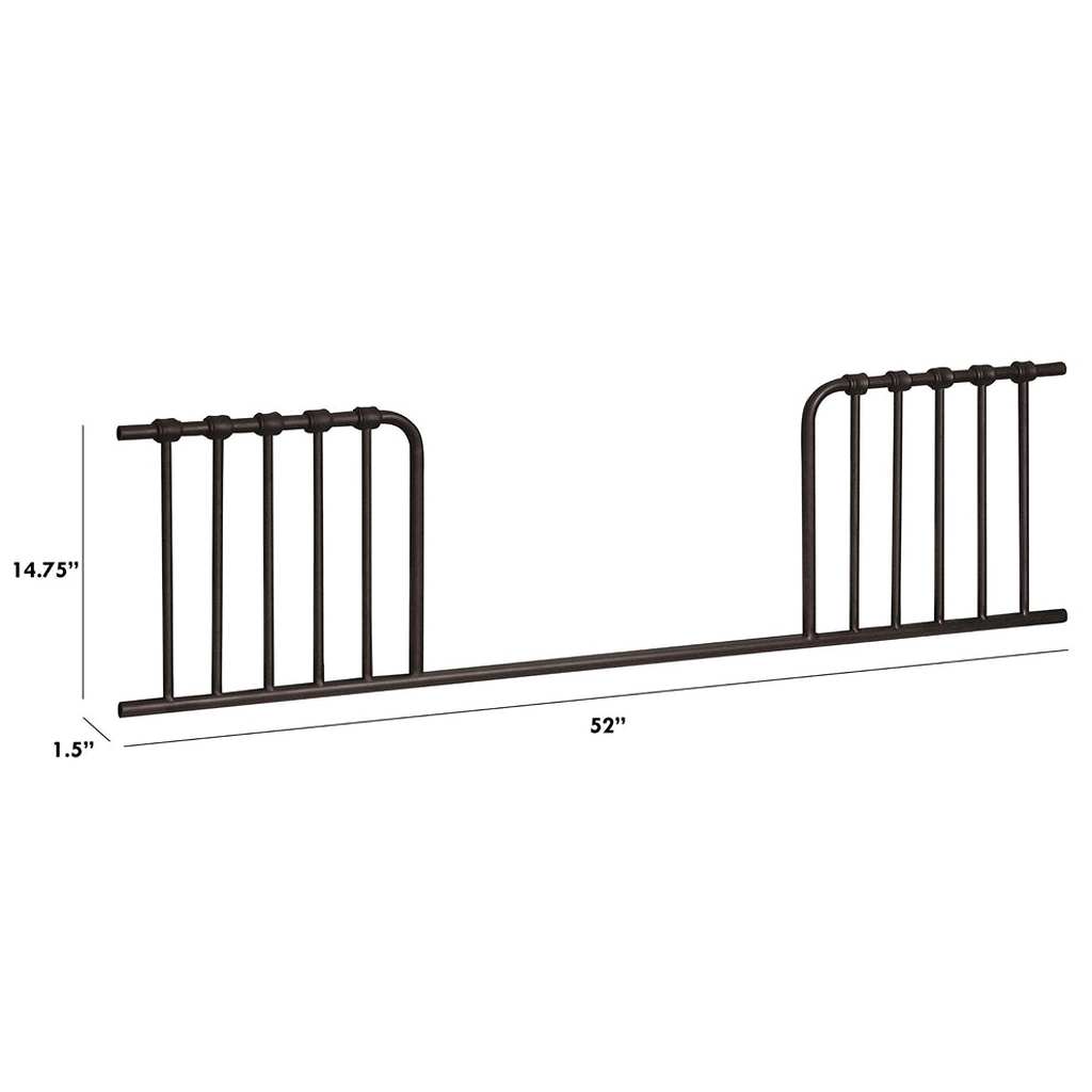 Namesake Classic Toddler Bed Conversion Kit for Abigail and Winston in Vintage Iron, Dimension - ANB BABY